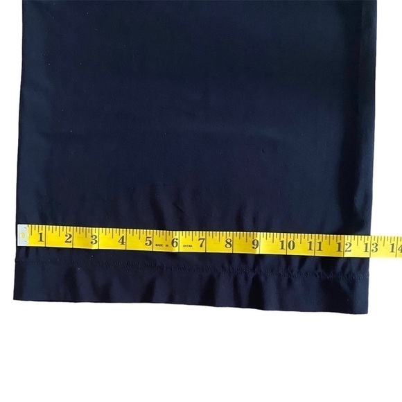 WHITE HOUSE BLACK MARKET Crop Pants Wide Leg Pull-On Capri Black Women Size M - Picture 8 of 13